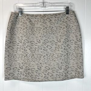 Altar’d State Leopard Print Mini Skirt